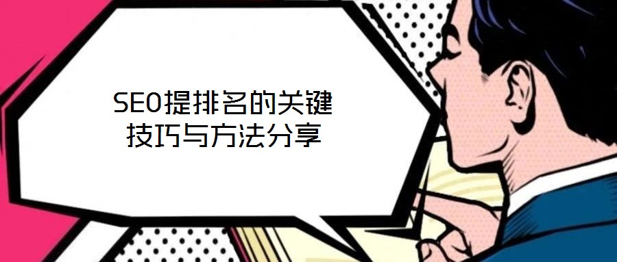 SEO提排名的關(guān)鍵技巧與方法分享