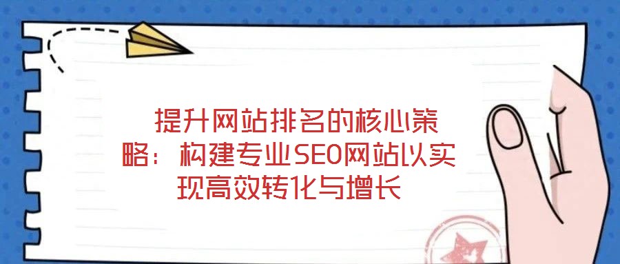  提升網站排名的核心策略：構建專業SEO網站以實現高效轉化與增長