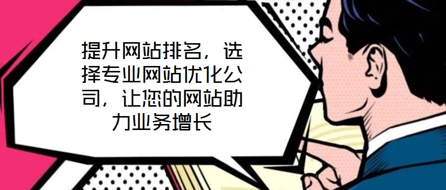 提升網(wǎng)站排名，選擇專業(yè)網(wǎng)站優(yōu)化公司，讓您的網(wǎng)站助力業(yè)務(wù)增長