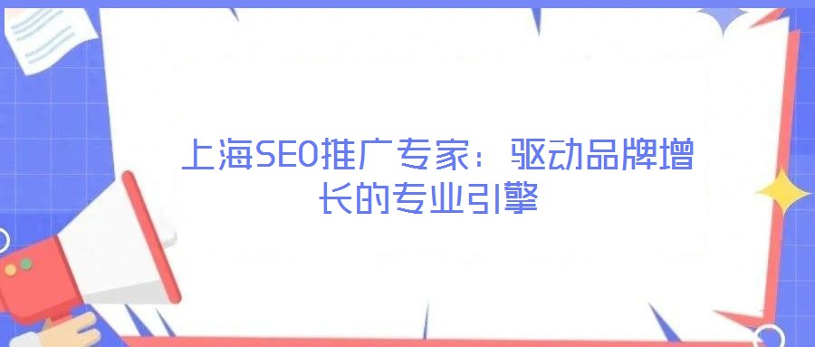  上海SEO推廣專家：驅動品牌增長的專業(yè)引擎